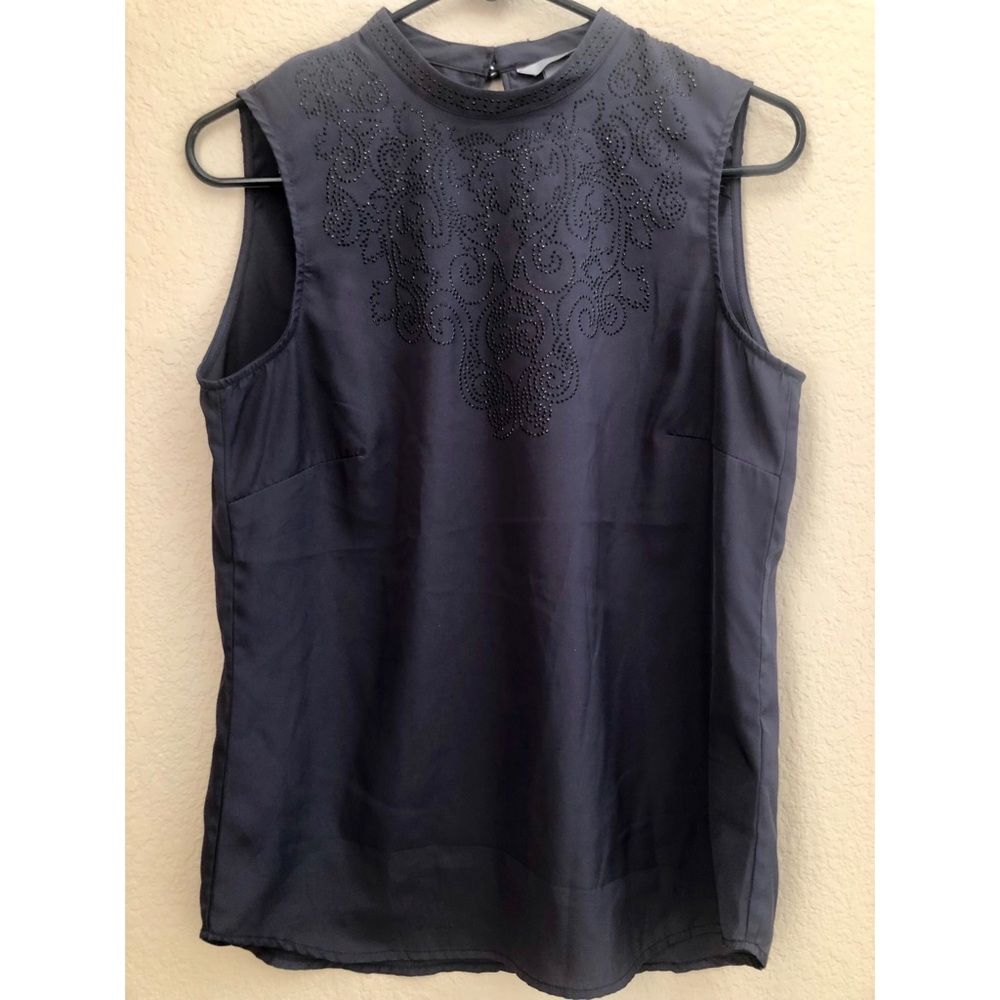 H&M Dark Grey Tank Top w/ Sequin Detail